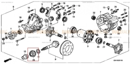 Подшипник дифференциала 2, Honda S2000