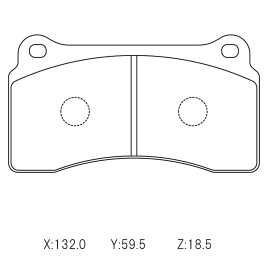Тормозные колодки Winmax W4 691 RCP118 Nissan R35 GT-R Brembo® 4pot задние