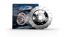 Тормозные диски SHW AFX45431 365X34 Audi RS3 RSQ3 (8UB, 8UG) биметалл, передние