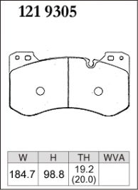 Тормозные колодки Dixcel Z type Z-1219305 BMW M3 M4 Competition G80 G82 G83 2021- передние