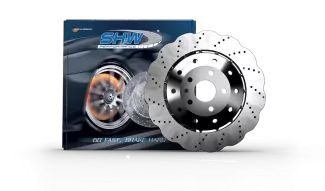 Тормозные диски SHW AFX45431 365X34 Audi RS3 RSQ3 (8UB, 8UG) биметалл, передние