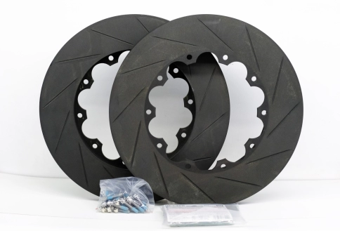Комплект тормозных полотен FS 34032W76R 34032W77L IMPREZA RA-R/R205/S206 WRX S207 6POT Brembo 100/114.3 фото 6