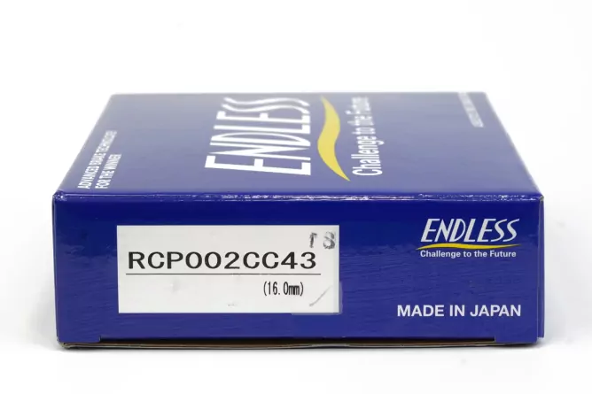 Тормозные колодки Endless RCP002 N35S (CC43) для гоночных суппортов Alcon®, Brembo® 4pot 16мм, JBT FB4P1 фото 6