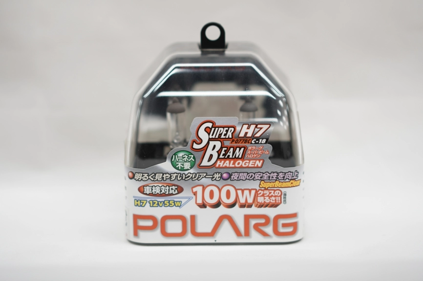 Лампы галогенные Polarg Super Beam Halogen Clear C-118 H7 12V 55W(100W) 3300K фото 1