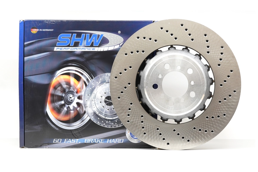 Тормозные диски SHW Performance BFL48251 BFR48252 400X36 BMW M2, M2 Competition F87 биметалл, передние фото 1