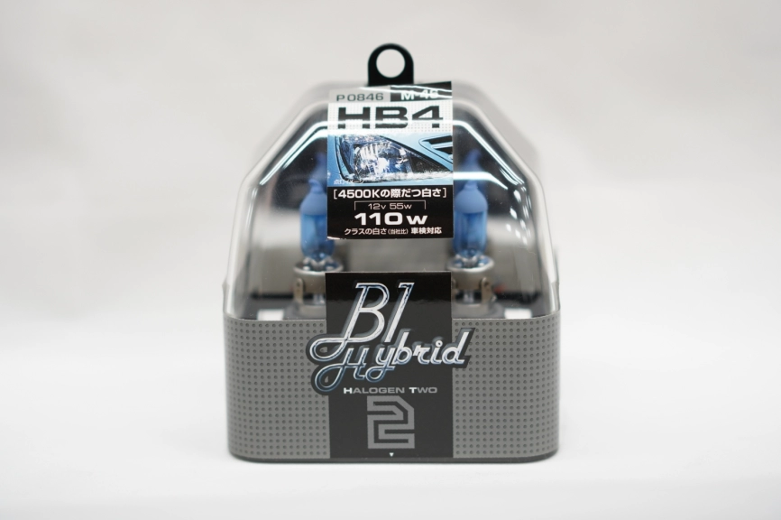 Лампы галогенные Polarg B1 Hybrid Halogen Two M-46 9006(HB4) 12V 55W(110W) 4500K фото 1