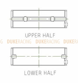Вкладыши коренные ACL Race для двигателей Mitsubishi 4B11 +0.001" HX фото 1