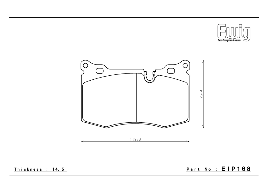 Тормозные колодки Endless EIP168 CC-Rg MINI John Cooper Works, Street/Circuit compound, передние фото 2