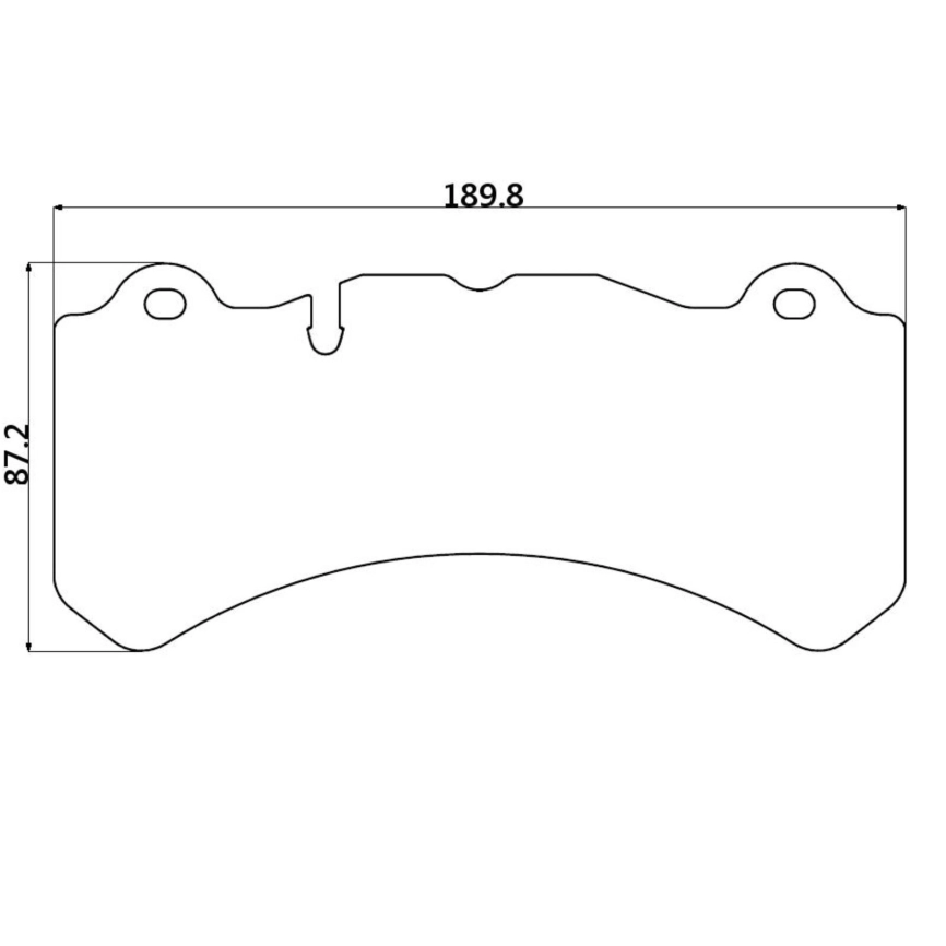 Тормозные колодки Winmax W2 1295 RCP132 Hammer H2 Toyota LC200 LX570 Brembo® GT6 kit pad # 07.9551.13 передние фото 3