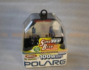 Лампы галогенные Polarg Super Beam Halogen White C-4 H1 12V 55W(100W) 3800K фото 3