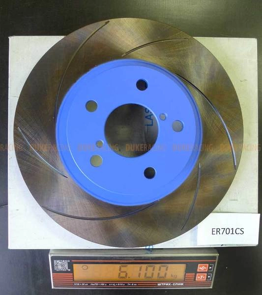 Тормозные диски Endless ER701 Curving Slit передние на Subaru BRZ (ZC6 R/S), Impreza GC8 (WRX), GGA, GDA, Legacy BG5/BD5/BE5/BH5 фото 3