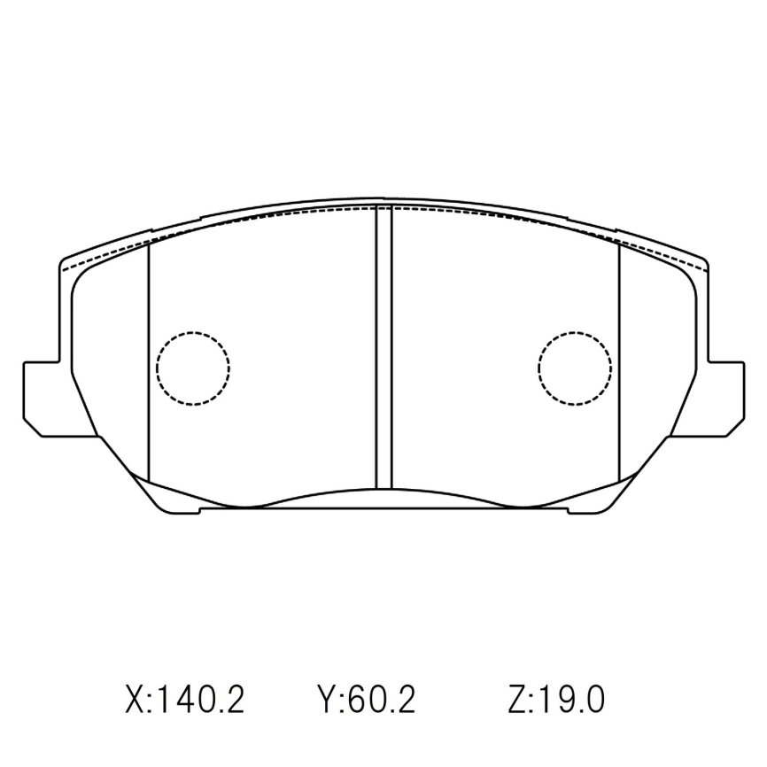 Тормозные колодки Winmax W6.5 (RS19) 1518 HP821 22mm Hundai i30N,  Veloster N, KIA  Pro Ceed 1.6 GT, передние фото 3