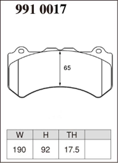 Тормозные колодки Dixcel EXTRA Speed ES 9910017 Nissan R35 GT-R Brembo® 6pot передние фото 1
