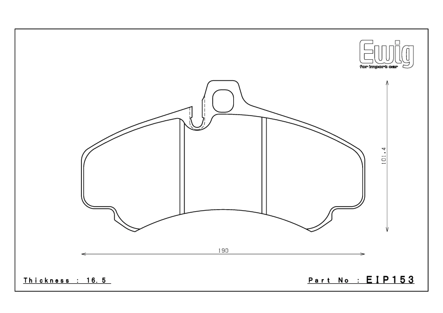 Тормозные колодки Endless EIP153 MA45B (PRE, N84M) PORSCHE 997 Turbo, GT3, Racing compound, передние фото 3