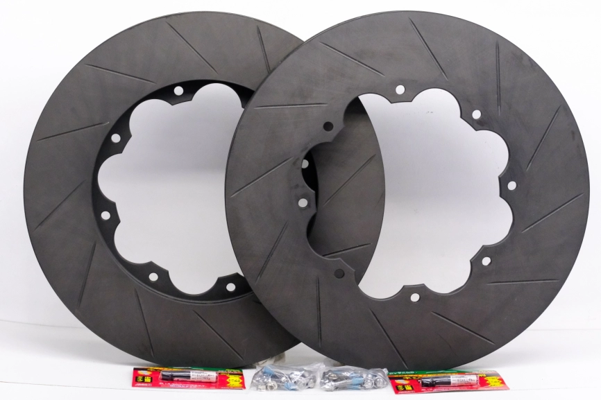 Тормозные полотна Dixcel FS 35032E10R 35032E11L 350х32 LANCER EVO передние фото 1