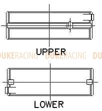 Вкладыши коренные ACL Race для двигателей Toyota 3S-G +0.001" HX фото 1