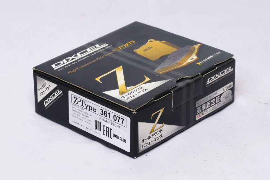 Тормозные колодки Dixcel Z 361077 (EP357, OEM 26296FE040, 26296FE100) Subaru Brembo® 4pot передние фото 2
