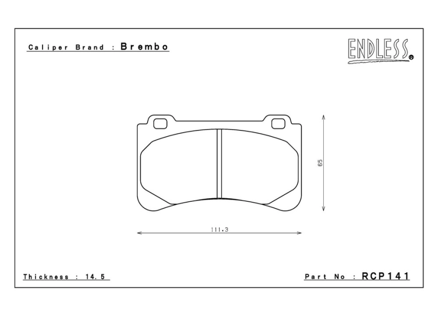 Тормозные колодки Acre Formula700c 699/418 Subaru Impreza GRB(R205) комплект перед+зад фото 4