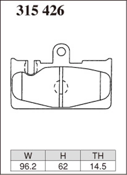 Тормозные колодки Dixcel EXTRA Cruise EC 315426 Lexus LS Toyota Celsior UCF30/31 00/10~ задние фото 1