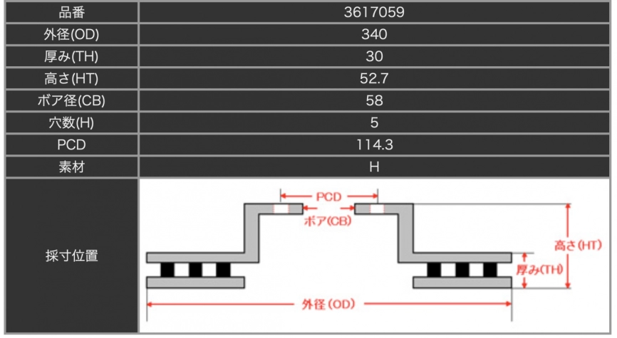 Тормозные диски Dixcel FC 3617059S 340x30 Subaru WRX VAB STI 6POT Brembo®, передние фото 2