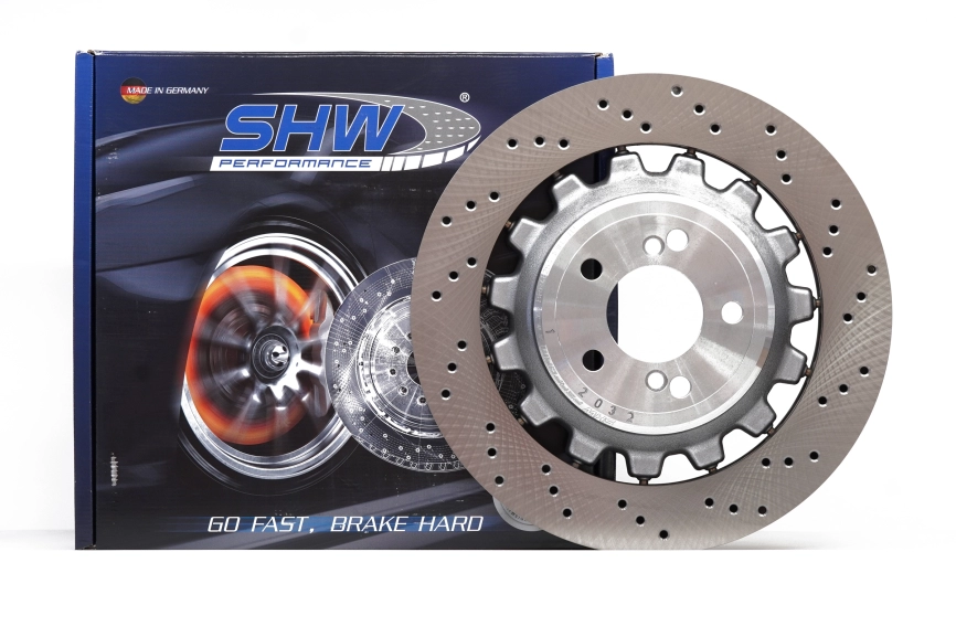 Тормозные диски SHW BRL48253 BRR48254 380X28 BMW M2, M2 Competition (F87), биметалл, задние фото 1