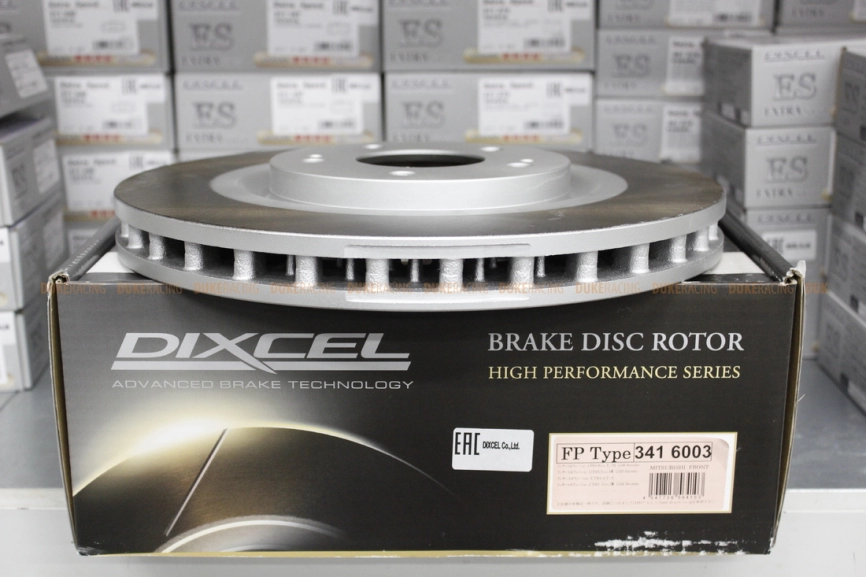 Тормозные диски Dixcel FP 3416003S Lancer EVO 5-9 CP9A, CT9A, CT9W Brembo передние фото 3