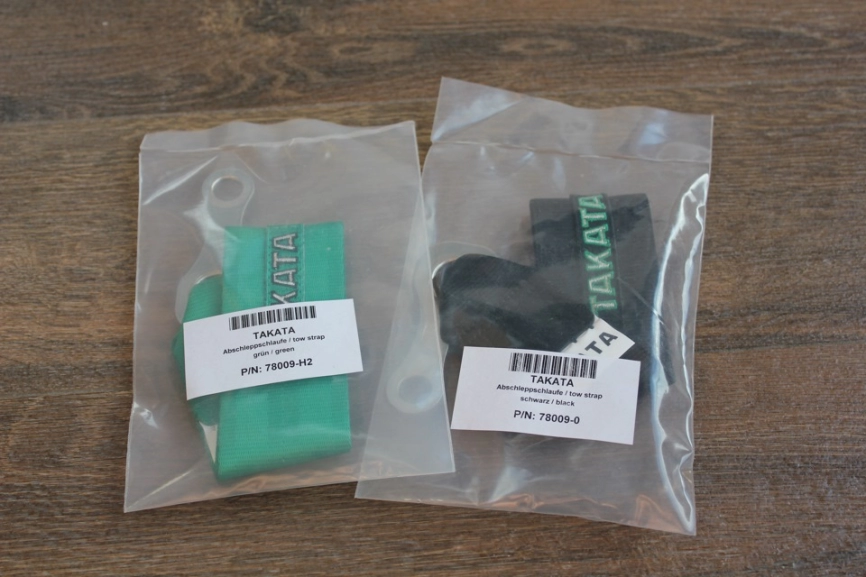 TAKATA Racing буксированная петля Tow Strap Black, цвет черный фото 2