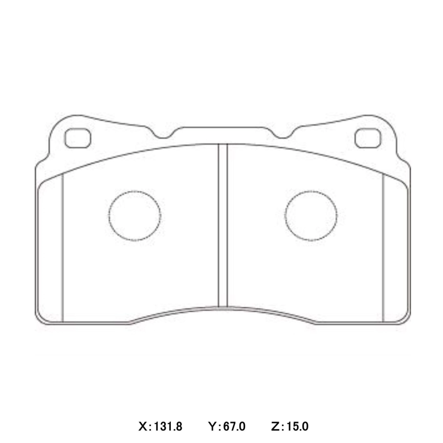 Тормозные колодки Winmax W6 370 EP357 Subaru Impreza WRX GDB GRB Brembo® 4pot передние фото 3